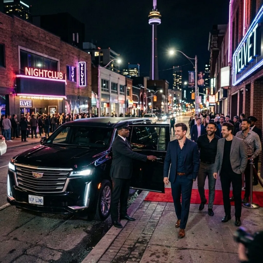 Bachelor & Bachelorette Party limo service toronto with luxury SUV for group celebrations